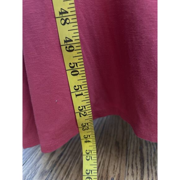 J. Jill Stretch Soft Maxi Dress Womens Size Large Light Red Comfort Boho - Picture 8 of 8